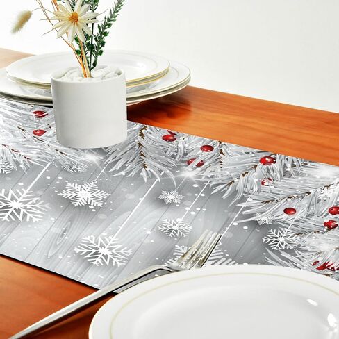Alaza على الوجهين William Morris Table Runner 14x108 بوصة طويلة ، طاولة القماش عداء لحفل عيد ميلاد حفلات المطبخ المطبخ المنزل ديكور كل يوم 5 in Kuwait