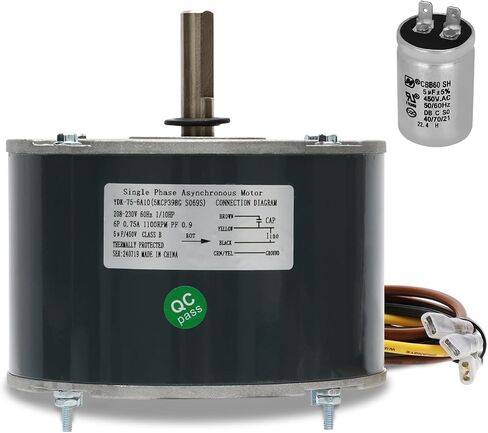 تم ترقيته 5KCP39EGS070S محرك مروحة المكثف ، 1/4 HP 1100 دورة في الدقيقة 208/230V ، 5KCP39EGY823S GETEQ #GE3905 DAYTON 6DLL0 ، BRYANT PAYNE HC39GE236،237 HC39GEA in Kuwait