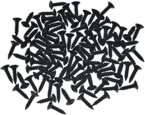 Dopro 100-Pack 5mm Head Diam. Phillips Head Stainless Steel Guitar Bass Pickguard Screws Tremolo Cover Backplate Stainless Steel Mounting Screws Nickel in Saudi Arabia