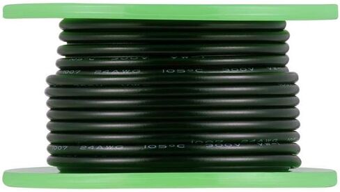 Bntechgo 18 Gauge PVC 1007 سلك كهربائي صلب أحمر وأسود كل 20 قدمًا 18 AWG 1007 ربط سلك نحاسي معلب in Kuwait