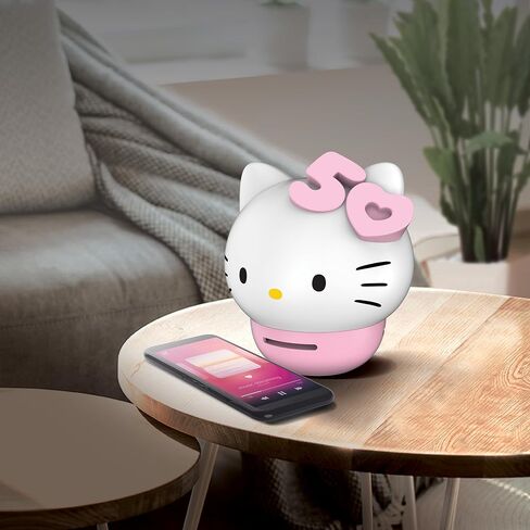 مكبر صوت لاسلكي Hello Kitty - قابلة لإعادة الشحن والمحمولة ، اللطيف والمخصص ، Bluetooth 5.2 ، وقت طويل ، الصوت - مثالي للمنزل ، المكتب ، والاستماع أثناء التنقل in Kuwait
