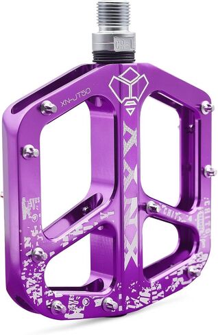 Bicycle Pedal -3 Bearing Bicycle Pedal -9/16 inch Aluminum Alloy CNC machined Flat Pedal, with Anti Slip Screws and 3 Optional coatings in Saudi Arabia