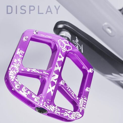 Bicycle Pedal -3 Bearing Bicycle Pedal -9/16 inch Aluminum Alloy CNC machined Flat Pedal, with Anti Slip Screws and 3 Optional coatings in Saudi Arabia
