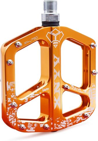 Bicycle Pedal -3 Bearing Bicycle Pedal -9/16 inch Aluminum Alloy CNC machined Flat Pedal, with Anti Slip Screws and 3 Optional coatings in Saudi Arabia