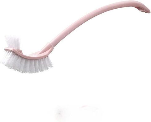 Simple Toilet Brush Double Sided Clean Brush with Long Holder 6 Colors for Choice,1piece/Pack (Light Blue) in Saudi Arabia