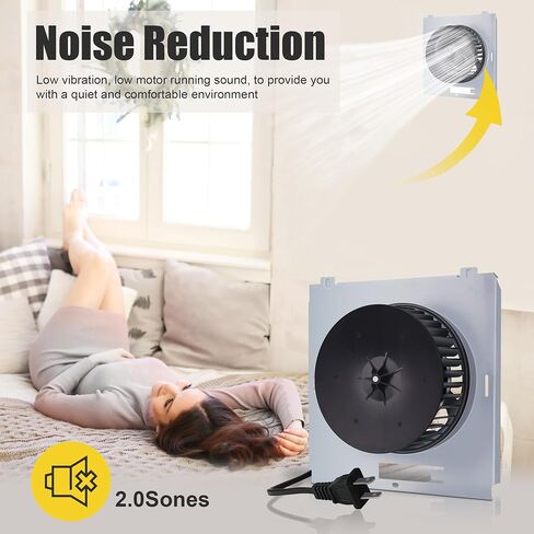 763RL B 50CFM Fan, Nutone 763RL B, 763RLN B, 763RLL, 763RLN-R01 70CFM 769RL/769RF S0503B000 Fan Compatible. Pure Copper Motor in Saudi Arabia