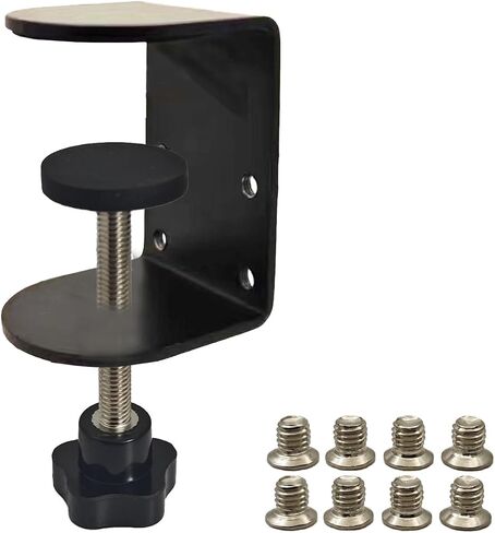 3 inch C-Clamp with Four Small Holes in the back, 2-Pack Adjustable Desk C Clamps for Range 0.39"~3.5", Versatile Clamp for Brake, Parts Assembly, Fastening, Welding, Woodwork, Metal Work in Saudi Arabia