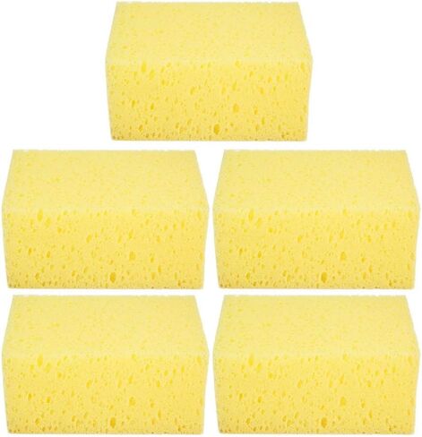 KIMISS Car Sponge Pad, Shape Handheld Nonslip Sponge Washing Cleaner Tool for Car Auto Motorcycle(1pc) in Saudi Arabia