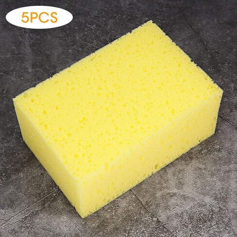KIMISS Car Sponge Pad, Shape Handheld Nonslip Sponge Washing Cleaner Tool for Car Auto Motorcycle(1pc) in Saudi Arabia