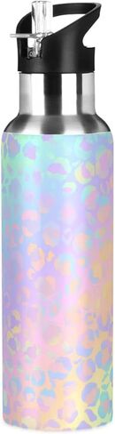 senya 20 Oz Water Bottle with Straw White Horse Stainless Steel Water Bottle for Traveling Sports Leakproof Insulated Water Bottle in Saudi Arabia