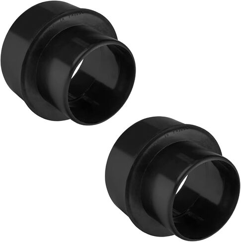 POWERTEC 70475 4-Inch to 3-Inch Reducer and 4 Inch Dust Control Flex Cuff with Steel Hose Clamps, Hose Connector Rubber Cuff Coupler for Woodworking Dust Collection Fittings Accessories in Saudi Arabia