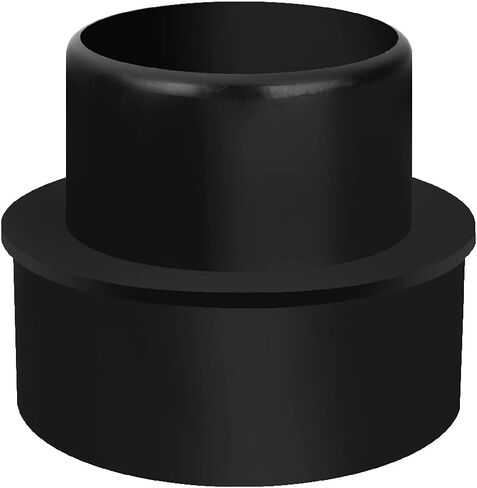 POWERTEC 70475 4-Inch to 3-Inch Reducer and 4 Inch Dust Control Flex Cuff with Steel Hose Clamps, Hose Connector Rubber Cuff Coupler for Woodworking Dust Collection Fittings Accessories in Saudi Arabia