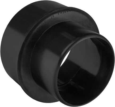 POWERTEC 70475 4-Inch to 3-Inch Reducer and 4 Inch Dust Control Flex Cuff with Steel Hose Clamps, Hose Connector Rubber Cuff Coupler for Woodworking Dust Collection Fittings Accessories in Saudi Arabia