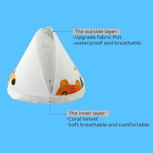 New Coral Velvet Peep Teepee Baby Boy New Technology Fabric Pee Cones for Baby Boys Teepee Pee Pee Cover for Boys 10 Packs in Kuwait