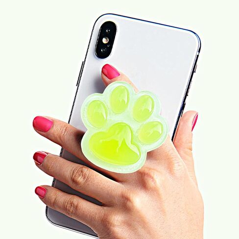 قبضة الهاتف اللطيفة اللطيفة Cat Paw Phone ، حامل الهاتف Kawaii 3D Shinny Pink Phone متوافق مع iPhone و Kindle ، سحر الهاتف والإكسسوارات للفتيات النساء in Kuwait