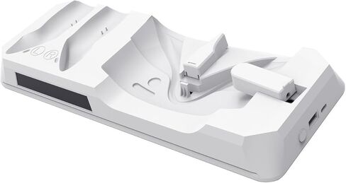 Huayuwa Charging Dock Station متوافقة مع Quest 3S ، سماعات الرأس VR وقاعدة الشاحن السريع مع Conductor مع مؤشر الشحن من أجل Quest3S Accessories (Type2) in Saudi Arabia