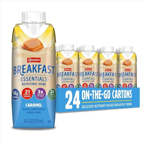 أساسيات الإفطار بالقرنفل الجاهزة للشراب ، الفراولة ، 8 fl oz carton (حزمة 24) in Saudi Arabia