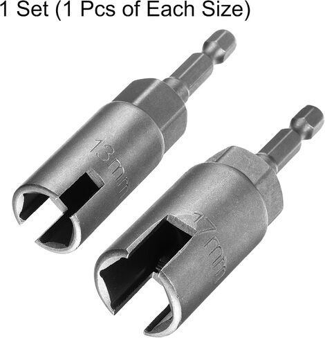 Harfington 2pcs hex nut driver brick pret 13mm 19mm 6-points Socket 1/4 "Hex Shank Nut Setter CR-V Steel Change Nut for Power Drills Drvers in Saudi Arabia