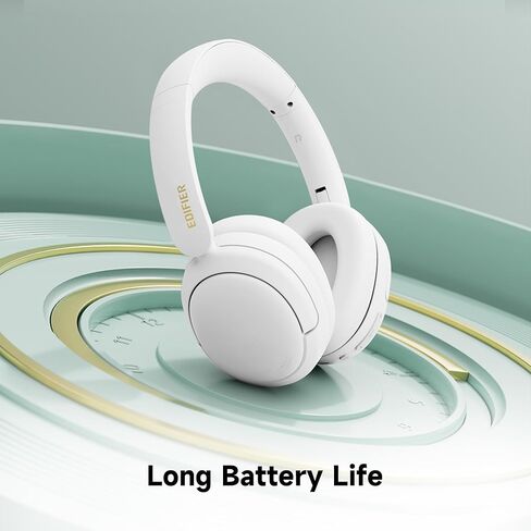 Edifier W800BT SE Wireless Over -ear Bluetooth 5.4 سماعات الرأس - إلغاء ضوضاء مكالمة AI - وقت اللعب 45 ساعة - شحن سريع - AAC Codec - Dual Device- MODE GAME - ALLABLE - GRay in Kuwait