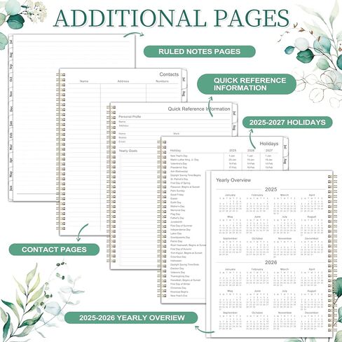 2024-2025 Planner - 9" x 11" Planner Weekly and Monthly 2024-2025, from JULY 2024 to JUNE 2025, Calendar Planner 2024-2025 with Tab, Twin-Wire Binding, Inner Pocket in Saudi Arabia