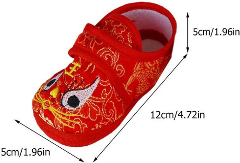 Holibanna 1 زوج أحذية نمر نمر تنفس أحذية الطفل الشتاء غير الرضيع أحذية الأطفال غير طفل أحذية نمر نمر الأطفال Uggslippers صينية نمر رأس الرسوم المتحركة الصين العلوي: الحرير الجديد الأصفر in Kuwait