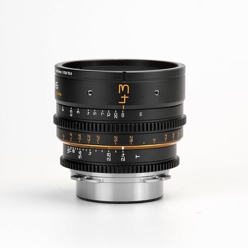 Dulens Apo Mini Prime 43mm T2.4 Cine Lens Manual Manual Manual Focus (Magic Black ، PL) in Kuwait