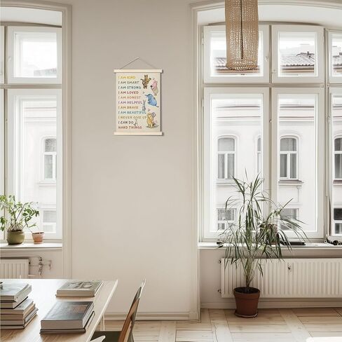 Winnie the Pooh Alphabet Hanger Frame, Classic Pooh Wall Decorations, Nursery Wall Decor, Pooh's ABC Poster Alphabet Wall Decor, for Classrooms Kid’s Rooms Living Rooms 12x16 Inch in Kuwait