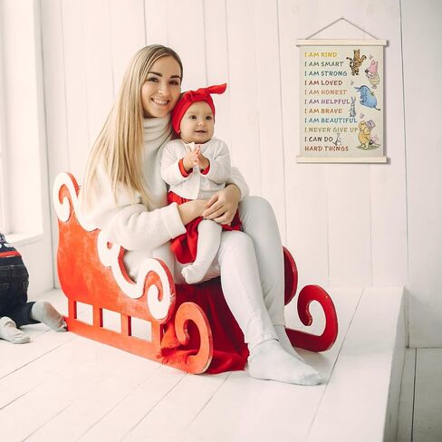 Winnie the Pooh Alphabet Hanger Frame, Classic Pooh Wall Decorations, Nursery Wall Decor, Pooh's ABC Poster Alphabet Wall Decor, for Classrooms Kid’s Rooms Living Rooms 12x16 Inch in Kuwait