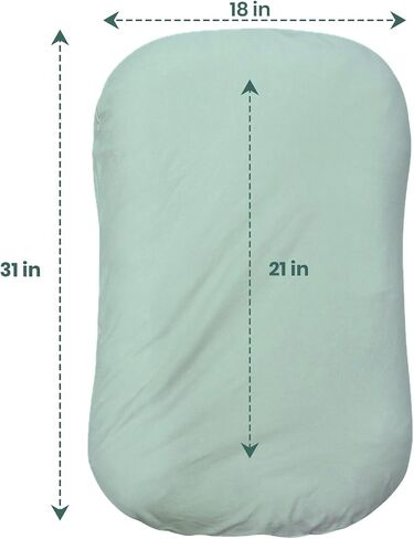 Snuggle Style Baby Nest, Baby Lounger, Organic Cotton Lounger for Baby, Breathable Portable Secure - Snuggle Collection (Cream) in Saudi Arabia