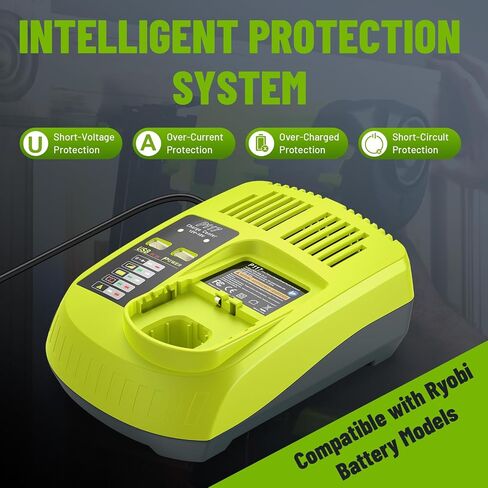 2 Pack P103 18V 3000mAh 54Wh Replacement Battery P119 18V Rapid Battery Charger Combo for Ryobi 18V Tools ONE+ Series Compatible with RYOBI Tools P100 P102 P104 P105 P107 P108 P109 P190 in Saudi Arabia