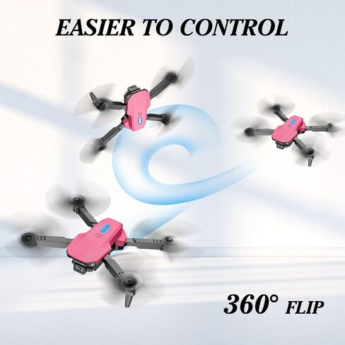 Light up Drone with Camera 1080P for Kids Foldable Mini Drone for Kids Adults Beginners Boys Toys Auto Return One Key Take Off Gifts for Boys in Saudi Arabia