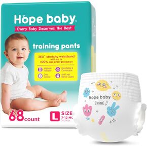 4T-5T (Over 33 LBS), 64 Count Premium Training Underwear, Baby Diapers Toddler Potty Training Pants, Hypoallergenic with Skin