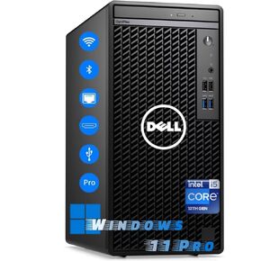 Dell Optiplex 7010 Business Tower Desktop, Intel Core i5-13500 (14-Core, Up to 4.80 GHz), 64GB RAM, 1TB PCIe SSD + 2TB HDD, DVD-RW, Display Port, HDMI, RJ-45, Wired KB & Mouse, Windows 11 Pro