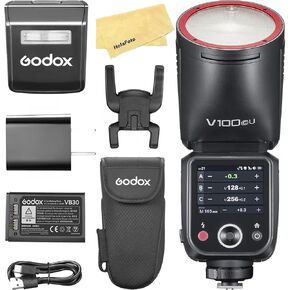 Godox V1 Pro C V1Pro C V1Pro-C V1ProC USA Version Round Head Camera Flash for Canon Flash Speedlite Speedlight,76Ws 2.4G TTL 1/8000 HSS,500 Full Power Flashes,1.3s Recycle Time,2980mAh Li-ion Battery