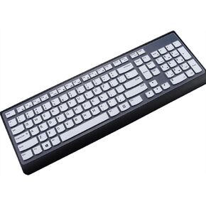 Silicone Keyboard Skin Cover Compatible for Lenovo 510 Wireless Keyboard GX30N81775, Lenovo Wireless Keyboard 4X30M39458 4X30T25785 KBRFBU71 EKB-536A SK-8823 ALO730S KU-1601 ALO510/520 (Gradient Blue)