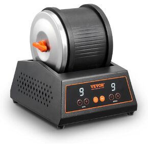 VEVOR Rock Tumbler Kit, 2.5 lbs Rock Polishing Kit, 9 Speed Settings 9-Day Polishing Timer Stone Polishing Kit, Rock Polisher with Rough Gemstones and Polishing Grits, Rock Polisher for Kids Adults