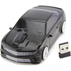 Buachois Wireless Computer Mouse, 2.4G Sport Car Shaped High Accuracy Sensor Computer Mouse, Plug and Play PC Mouse for Laptop(Purple)