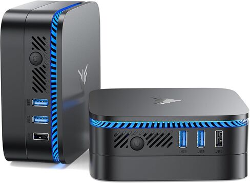 KAMRUI Mini PC, 12th Gen N100 Processor (up to 3.4GHz) 16GB RAM 512GB M.2 SSD, Dual 4K Display Mini Computer, Micro PC with WiFi/BT4.2 for Business/Home/Office in Kuwait
