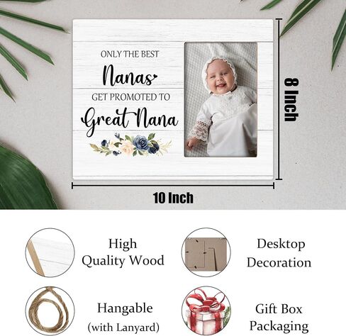 New Grandparents Picture Frame - Grandparents Gifts, Grandparents Baby Announcement Frame, When a Child Is Born so Are Grandparents Wooden Picture Frame for Tabletop or Wall Hanging 4x6 in Saudi Arabia
