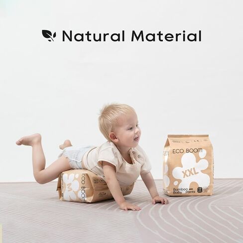 ECO BOOM Training Pants for Toddler Potty, Hypoallergenic for Sensitive Skin, Size 4 Suitable for 20 to 31lb (L - 48 Count) in Saudi Arabia