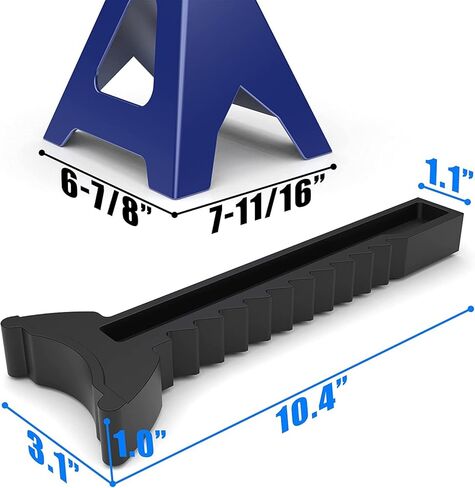 BIG RED Torin 3 Ton Steel Jack Stands: for Small SUVs, Cars, Trucks, Trailers - Red, 1 Pair (2 Pack) in Kuwait