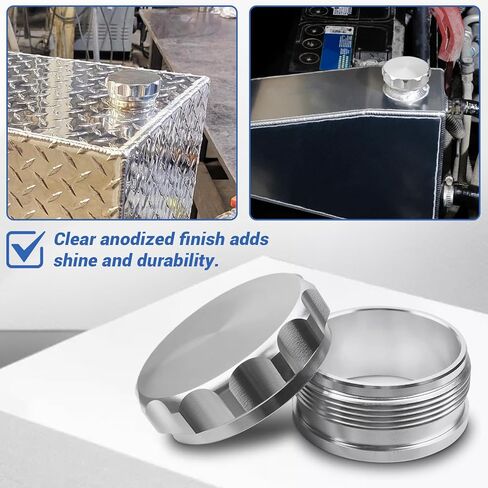 2 Inch Weld Gas Cap Universal Aluminum Alloy Fuel Cap with Weld On Filler Neck Oil Tank Cap for Automotive and Industrial Applications(Golden) in Saudi Arabia