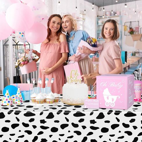 QISOLIY 50 Pieces Diaper Raffle Tickets with Box Baby Shower Game Invitations Diaper Raffle Cards Diaper Raffle Box Set for Baby Shower Gender Reveal Party Supplies Card Box (Baby Elephant) in Saudi Arabia