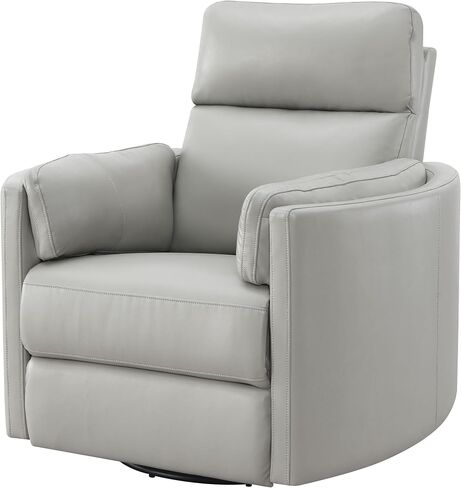 Acme Sagen Wooden Glider Recliner with Swivel in Charcoal in Saudi Arabia