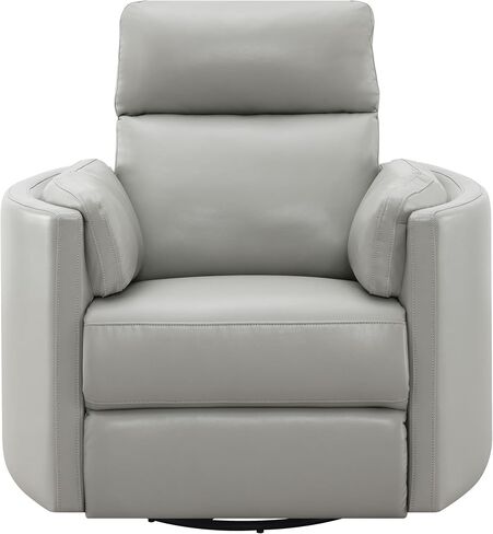 Acme Sagen Wooden Glider Recliner with Swivel in Charcoal in Saudi Arabia