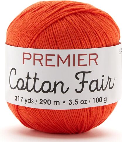 Premier Yarns Cotton Fair Solid Yarn-Leaf Green in Kuwait