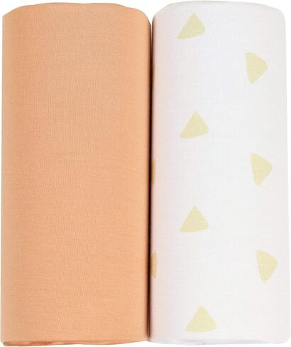 GooseWaddle Luxury Soft Mint Baby Swaddle Blanket 2-Pack (47"x47"), Ultra Comfort Stretchy & Breathable Material Provides Premium Comfort to Infants, 95% Rayon from Bamboo and 5% Spandex in Saudi Arabia