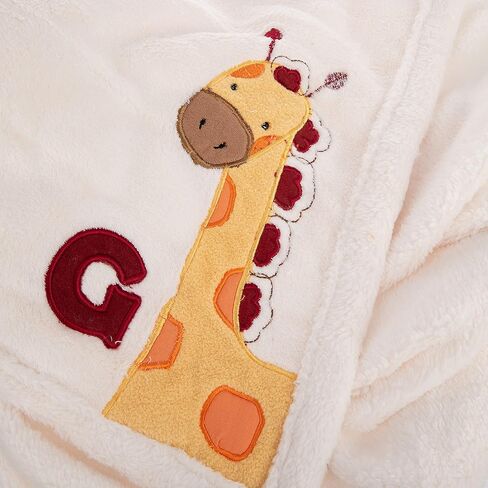 Danica Soft Coral Fleece Baby Blanket, Cute Animal Pattern, 40" X 30" Cozy, Comfortable & Warm (Ivory) Winnie Bear in Saudi Arabia