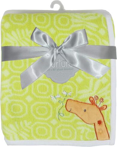 Danica Soft Coral Fleece Baby Blanket, Cute Animal Pattern, 40" X 30" Cozy, Comfortable & Warm (Ivory) Winnie Bear in Saudi Arabia