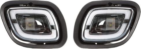 Fog Lights for Freightliner Cascadia 2008-2017, Front Fog Light Assembly Fog Lamp Waterproof Clear Replace Trucks Accessories (A Pair) A0651908000/A0651908001 in Kuwait